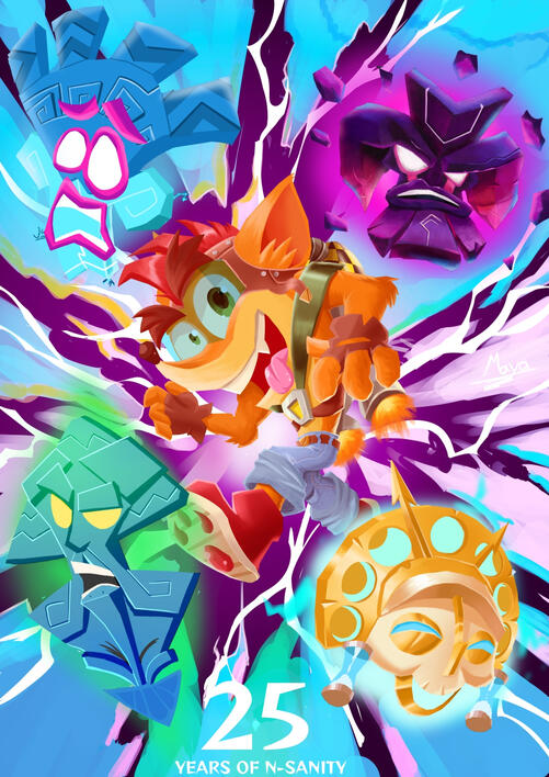 Crash Bandicoot 25th anniversary